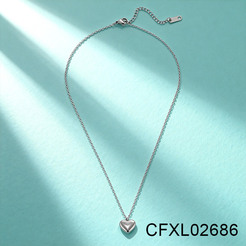 Women's Light Luxury High-grade Titanium Steel Simple Geometric Necklace