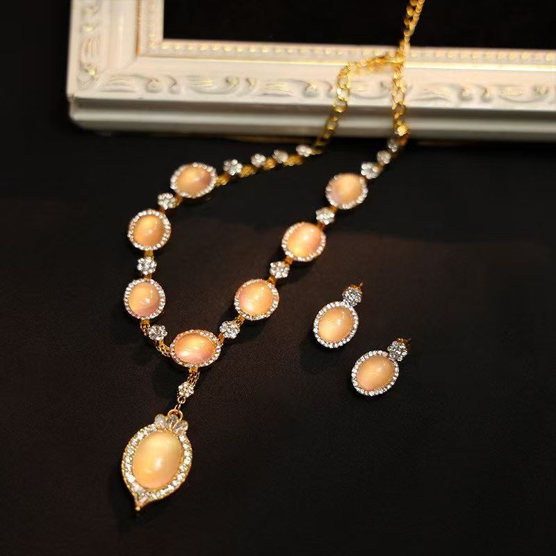 Noble High Quality Suit Bride Classical Exquisite Chinese Style Modeling Jewelry Set