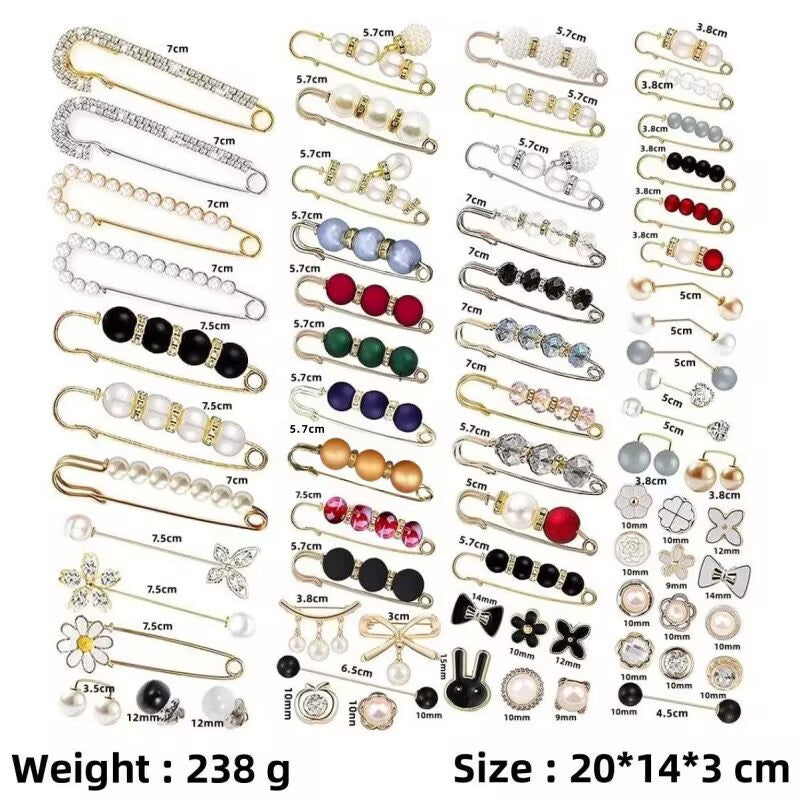 Women's Of Trousers Pin Artifact Fixed Clothes Buckle Brooches