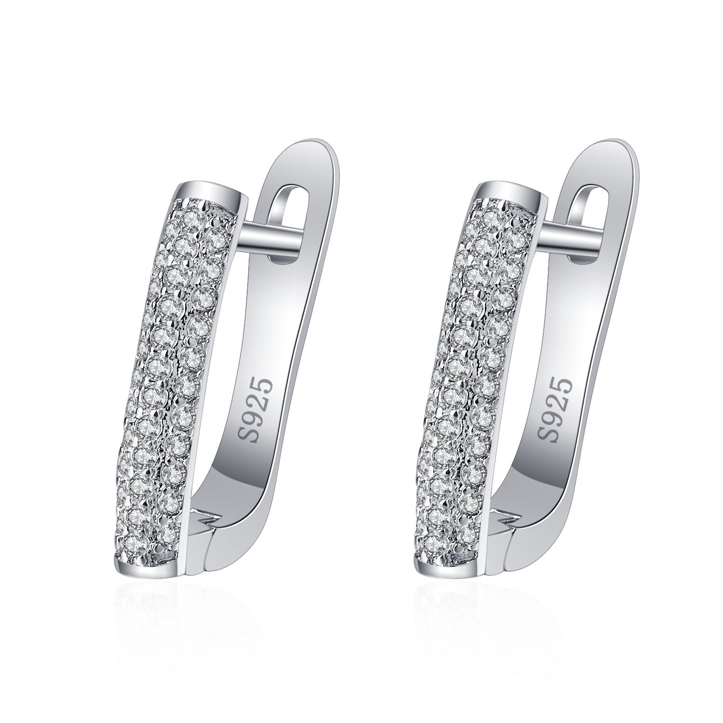 Women's British Style Ear Clip Micro Earrings