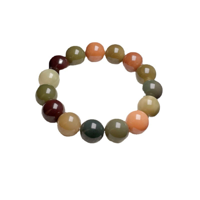 Mirror Perfect Circle Bodhi Tang Root Pliable Temperament Bracelets