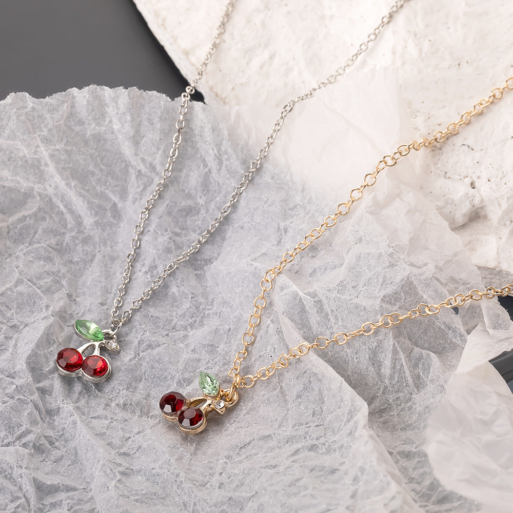 Jewelry Cute Fashion Spot Drill Red Necklaces