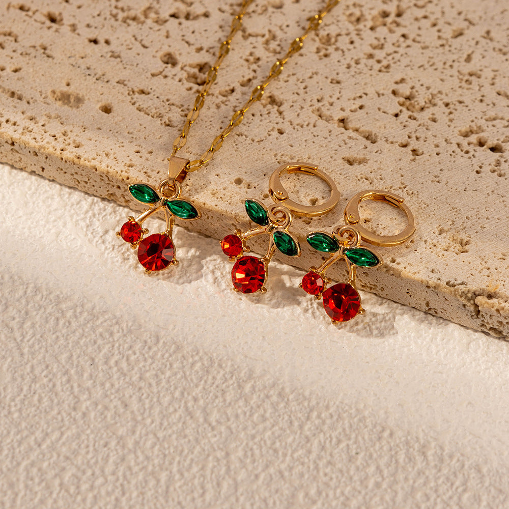 Fashionable Clavicle Chain Micro Inlaid Zircon Pendants