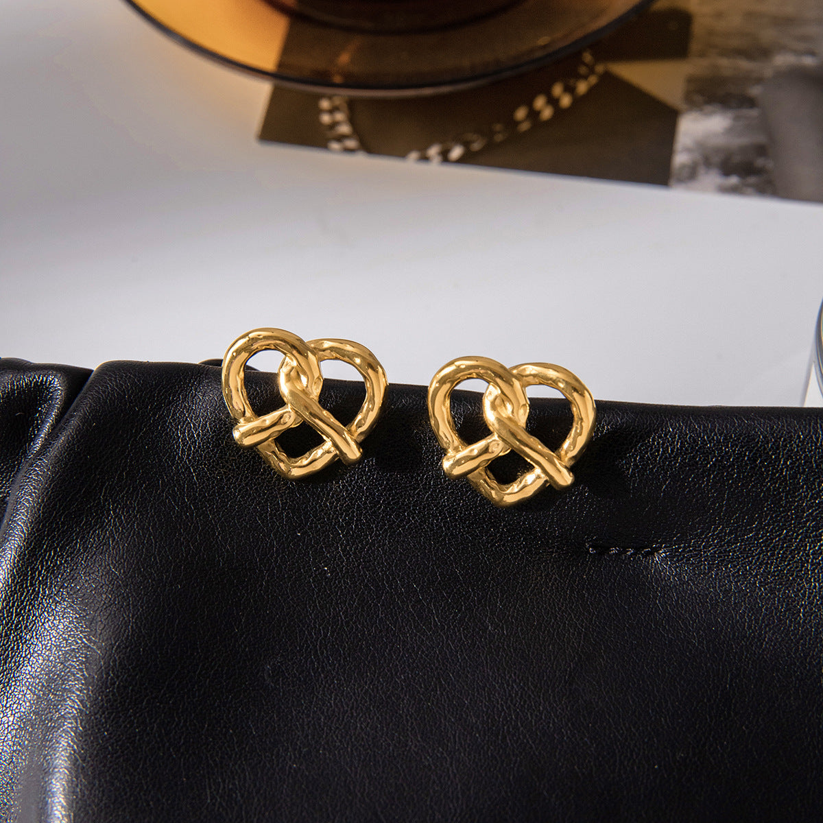 Ding Titanium Steel Love Heart Light Rings