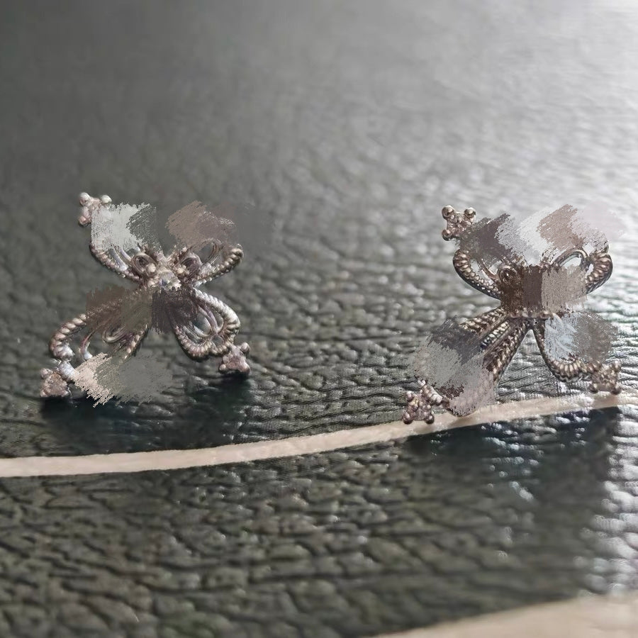 Slouchy Charming Zircon Cross Female Design Rings