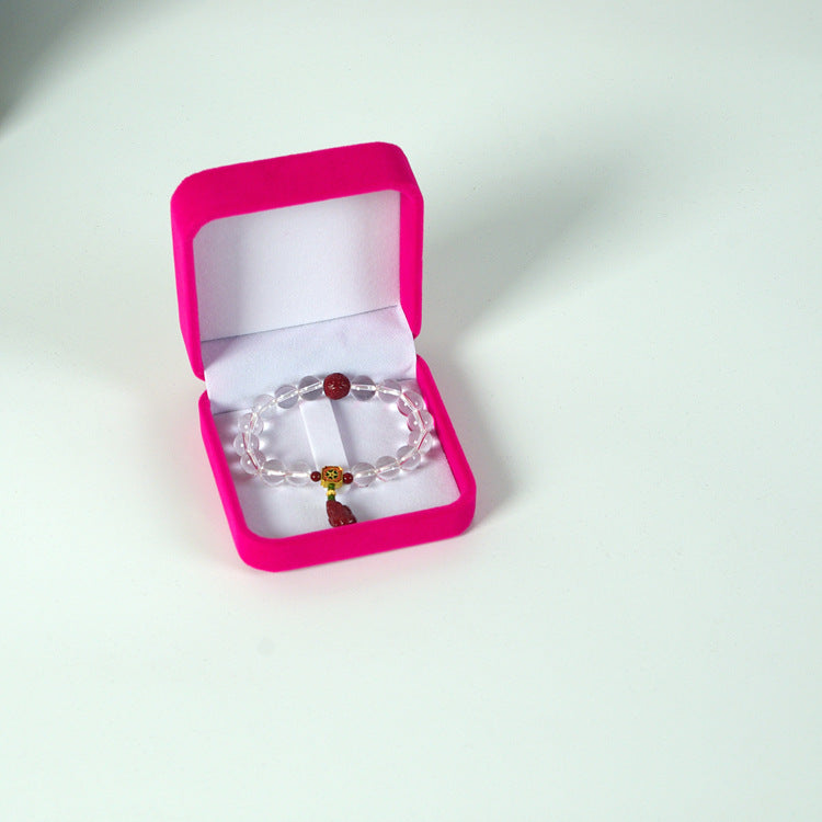 Flannel Box Storage Ear Bag Gift Rings