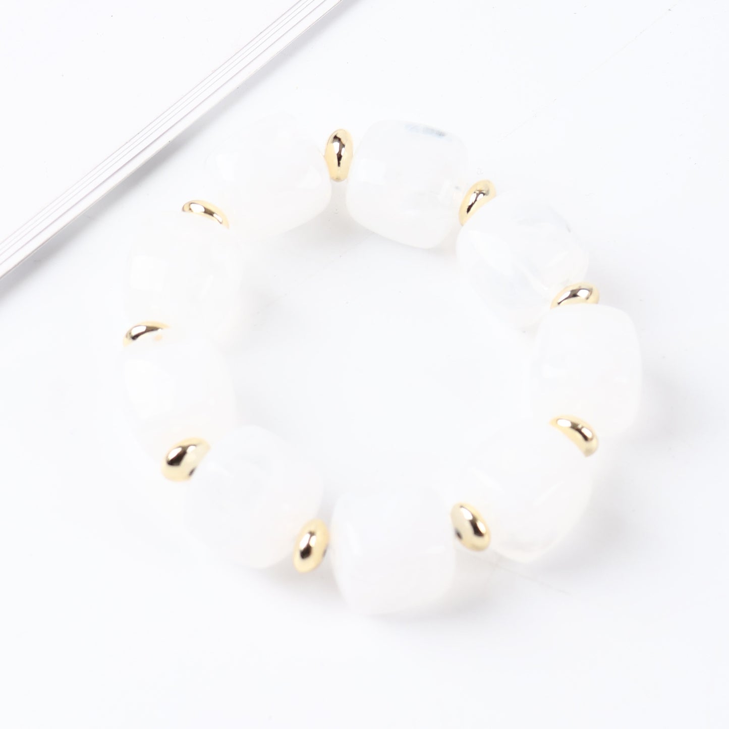 Style Female Niche Acrylic Geometric Solid Bracelet
