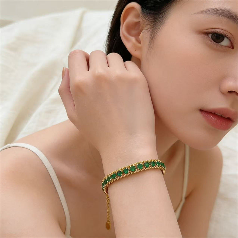 Women's Titanium Steel Fashionable Light Luxury High-grade Stainless Bracelet