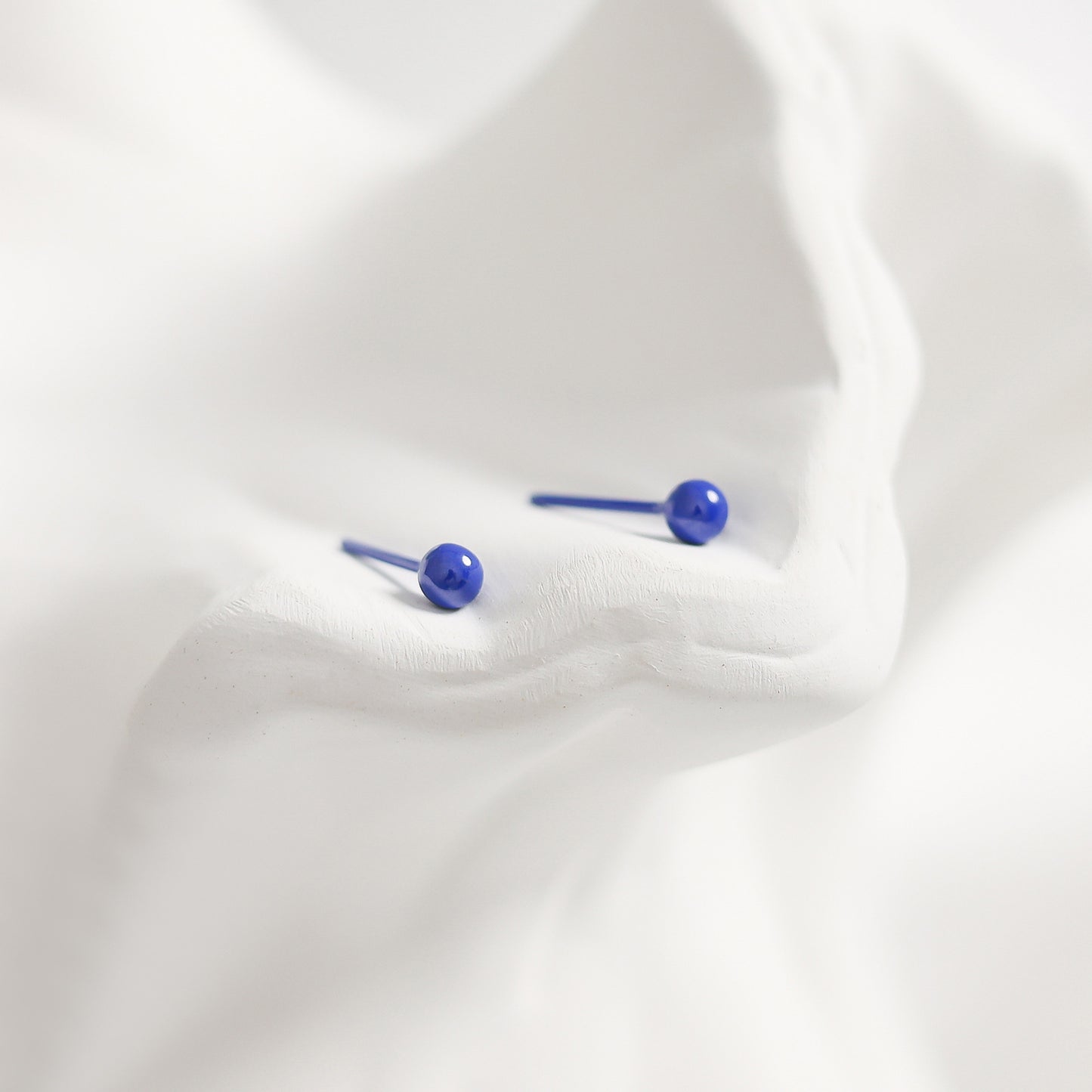 Medical Biological Porcelain Ear Female Ceramic Bar Auricular Needle Sleeping Earrings