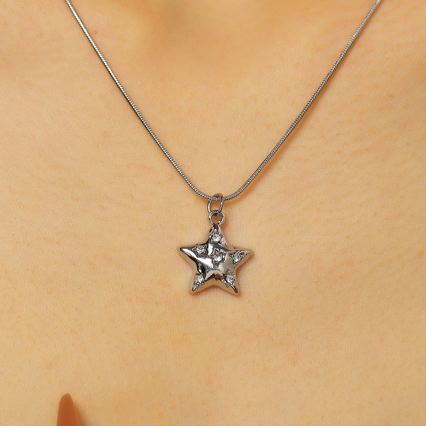 Design Sweet Minimalist Star Diamond Five-pointed Bracelets