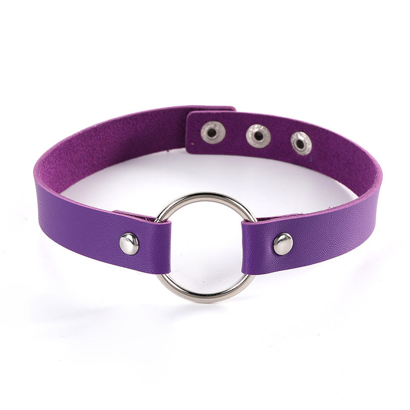 Style Trend Street Snap Punk Leather Rivet Rings