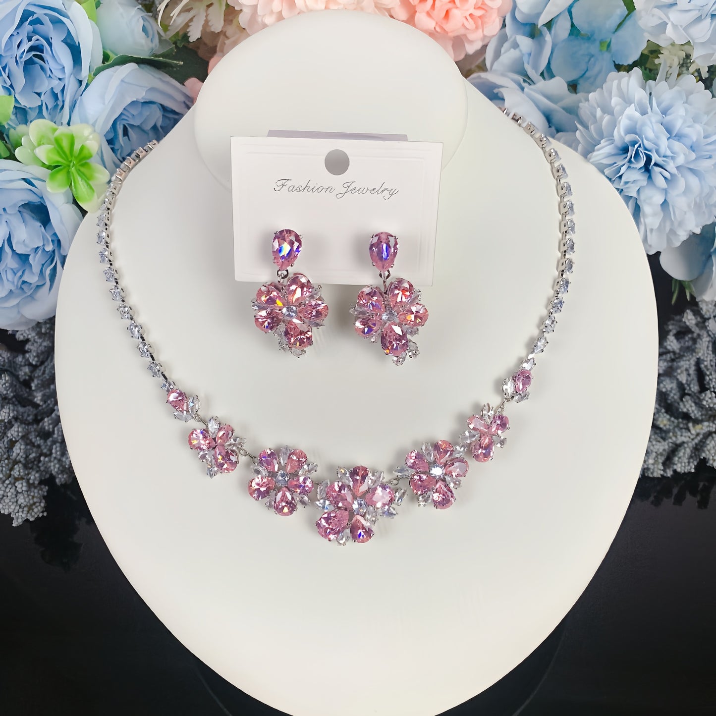 Luxury Light Elegant Zircon Bridal Classic Necklaces