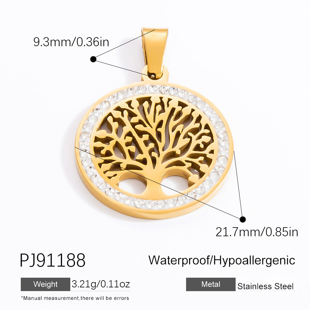Classy Stylish Stainless Steel Gold-plated Design Jewelry Accessories
