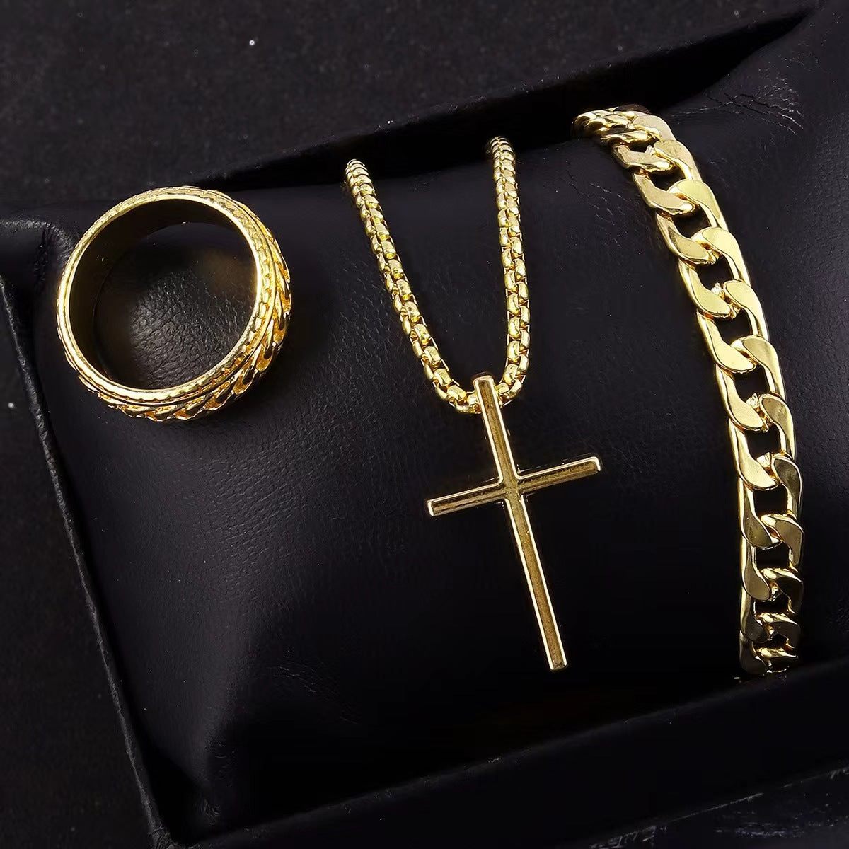 Suit Hip Hop Fashion Personality Low Jewelry Set