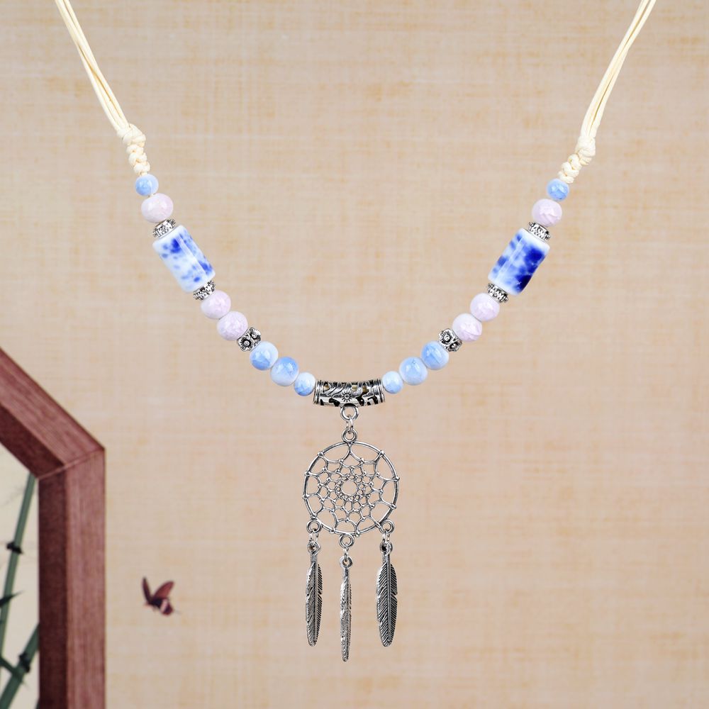 Chinese Ethnic Style Butterfly Niche Ancient Necklaces