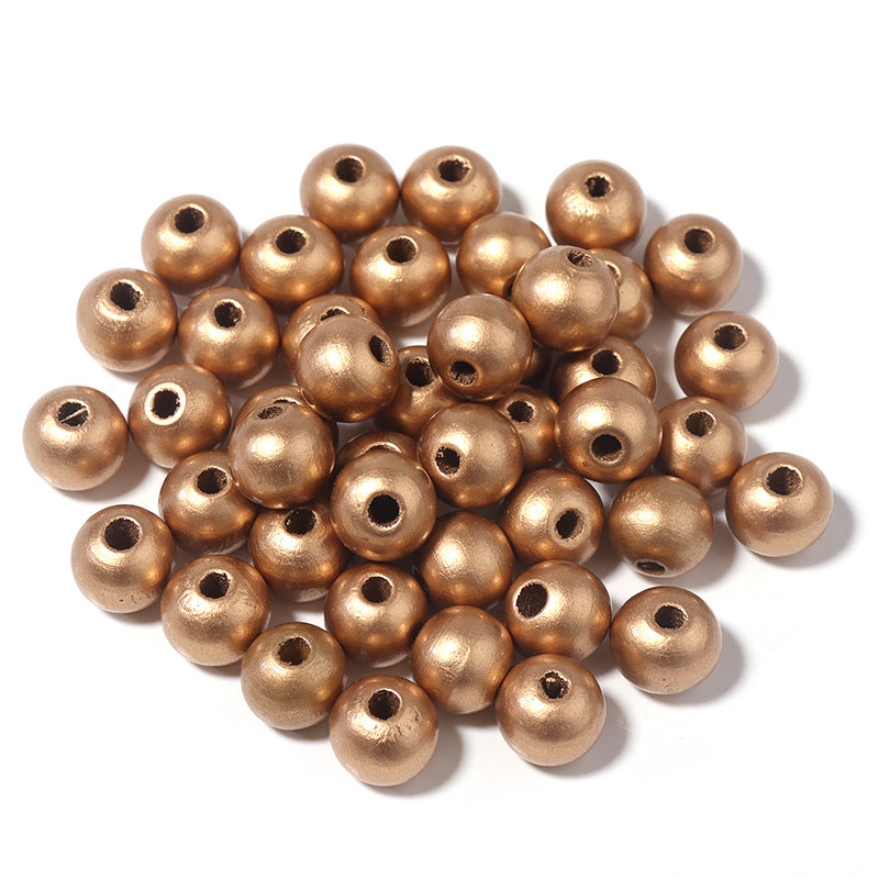 Beads Wooden Bead Scattered Handmade Log Jewelry Accessories