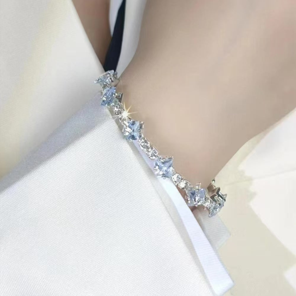 Women's Bow Pearl Small Pieces Of Sier Light Luxury Bracelets