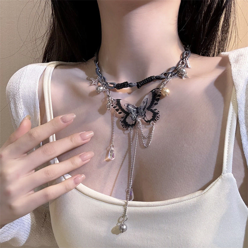Women's Metal Heart Pearl Accessories For Niche Necklaces