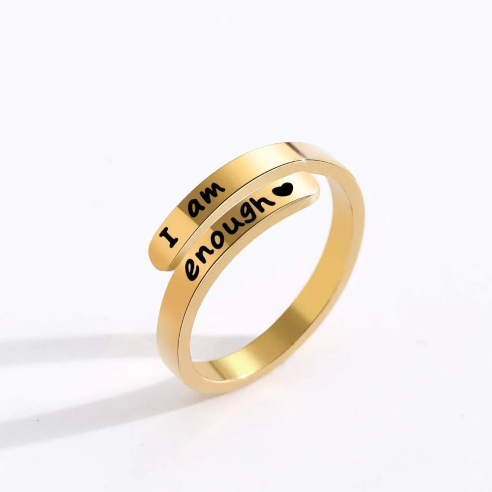 English Satisfies Enough Female Simple Stylish Rings