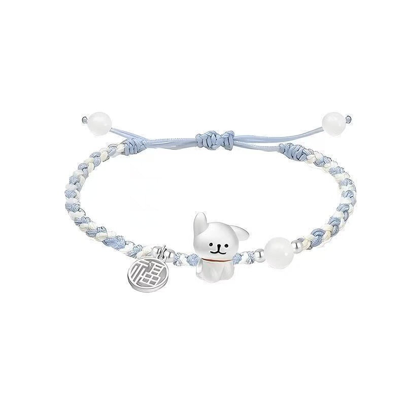 Children's Puppy Day Woven Hand Strap Gifts Bracelets