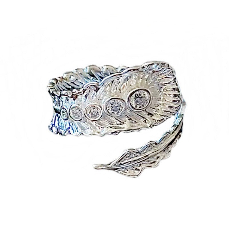 Women's Luxury Fashion Twin Open Style Index Rings