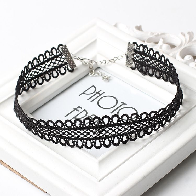 New Gothic Neck Band Combination Lace Collar