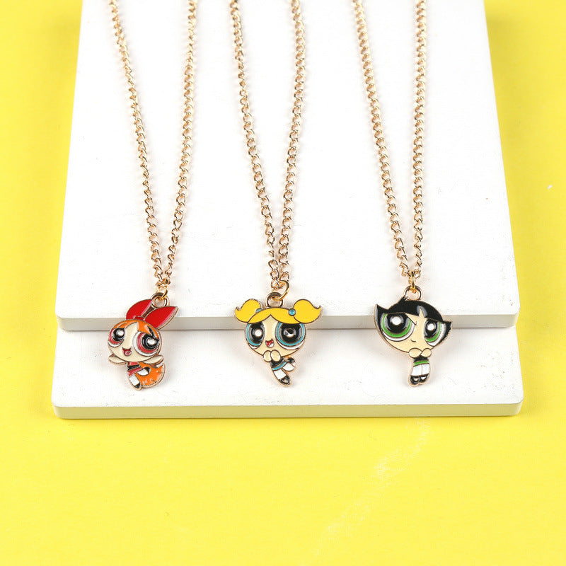 Children's The Cute Cartoon Fashion Personalized Female Necklaces