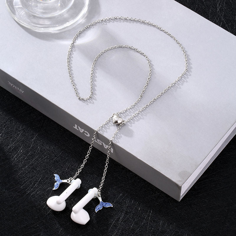 Headset Female Design Sense Halter Wireless Necklaces