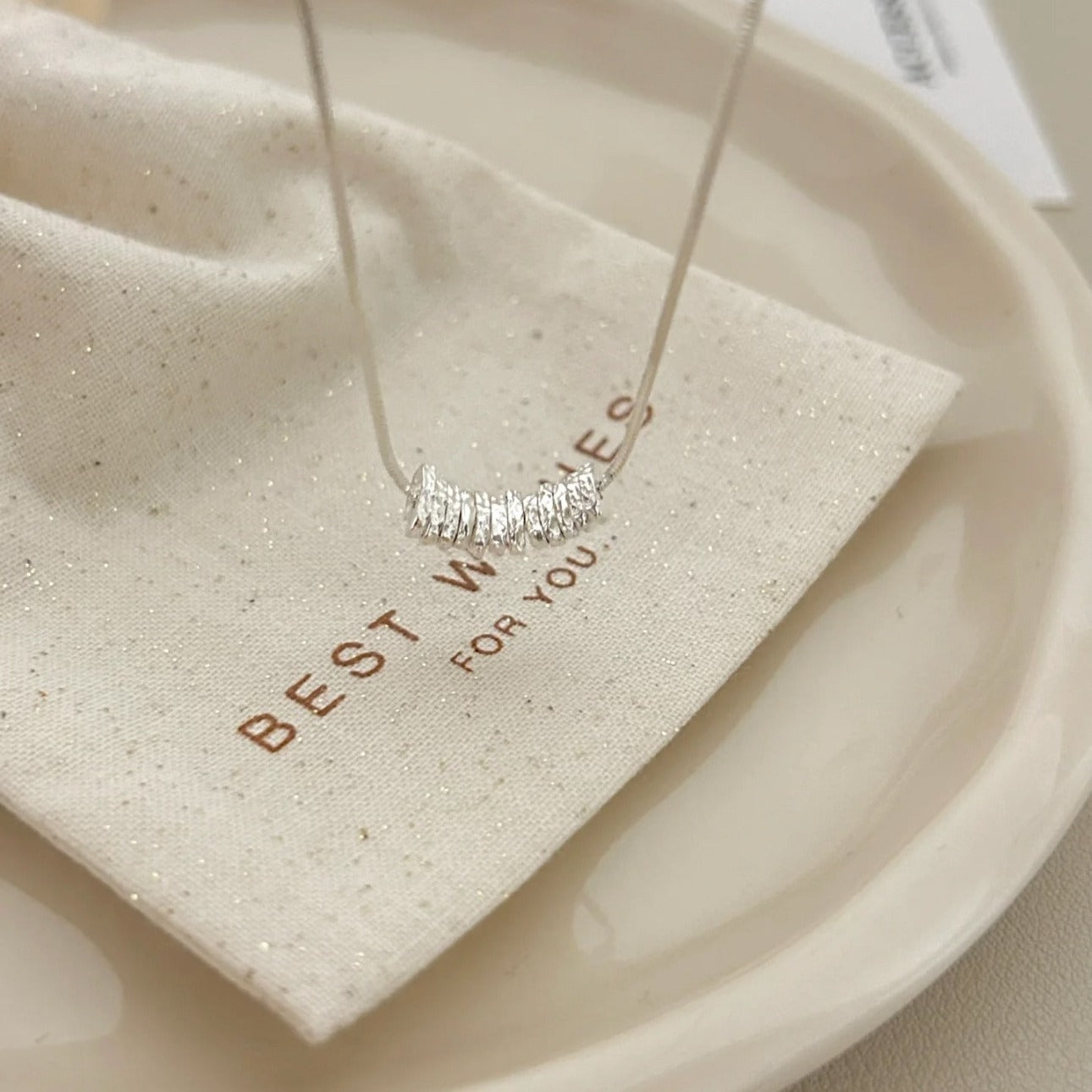 Texture Small Pieces Of Sier Female Clavicle Chain Niche Design Necklace