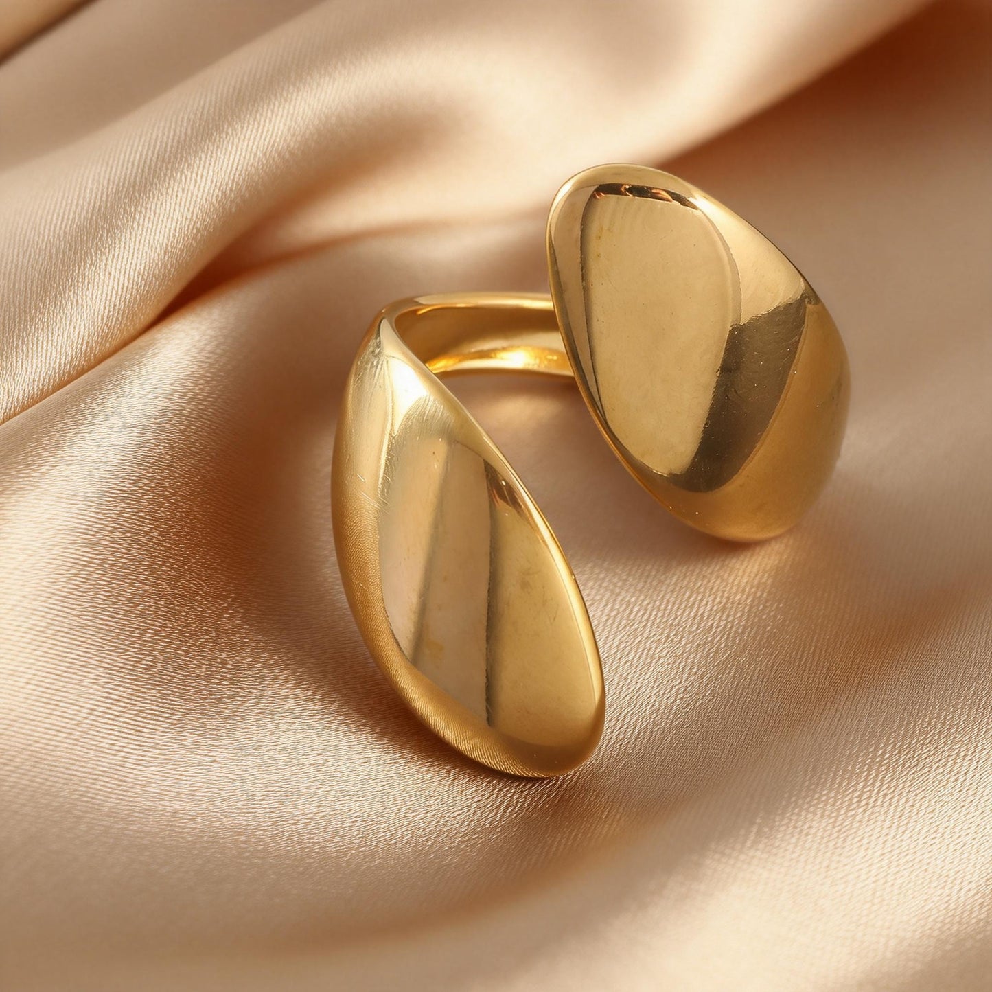 Steel Open-end Niche High-grade Fashion Trend Affordable Luxury Style Ring