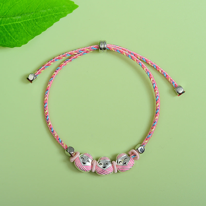 Children's Dragon Boat Festival Colorful Rope Hand-woven Magic Color Treasure Carrying Bracelet