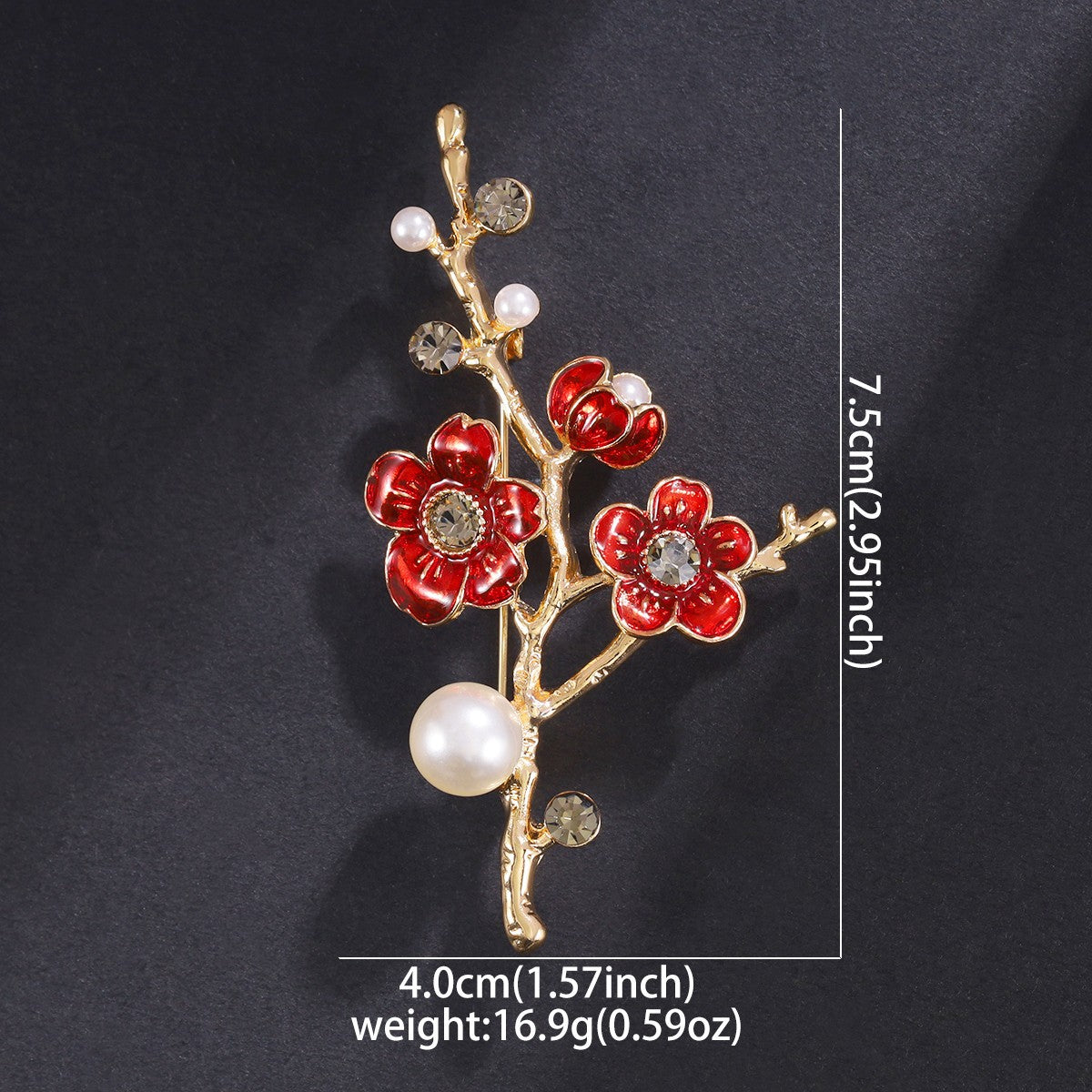 Women's & Men's Elegant Brooch Alloy Rhinestone Niche Design Business Corsage Brooches