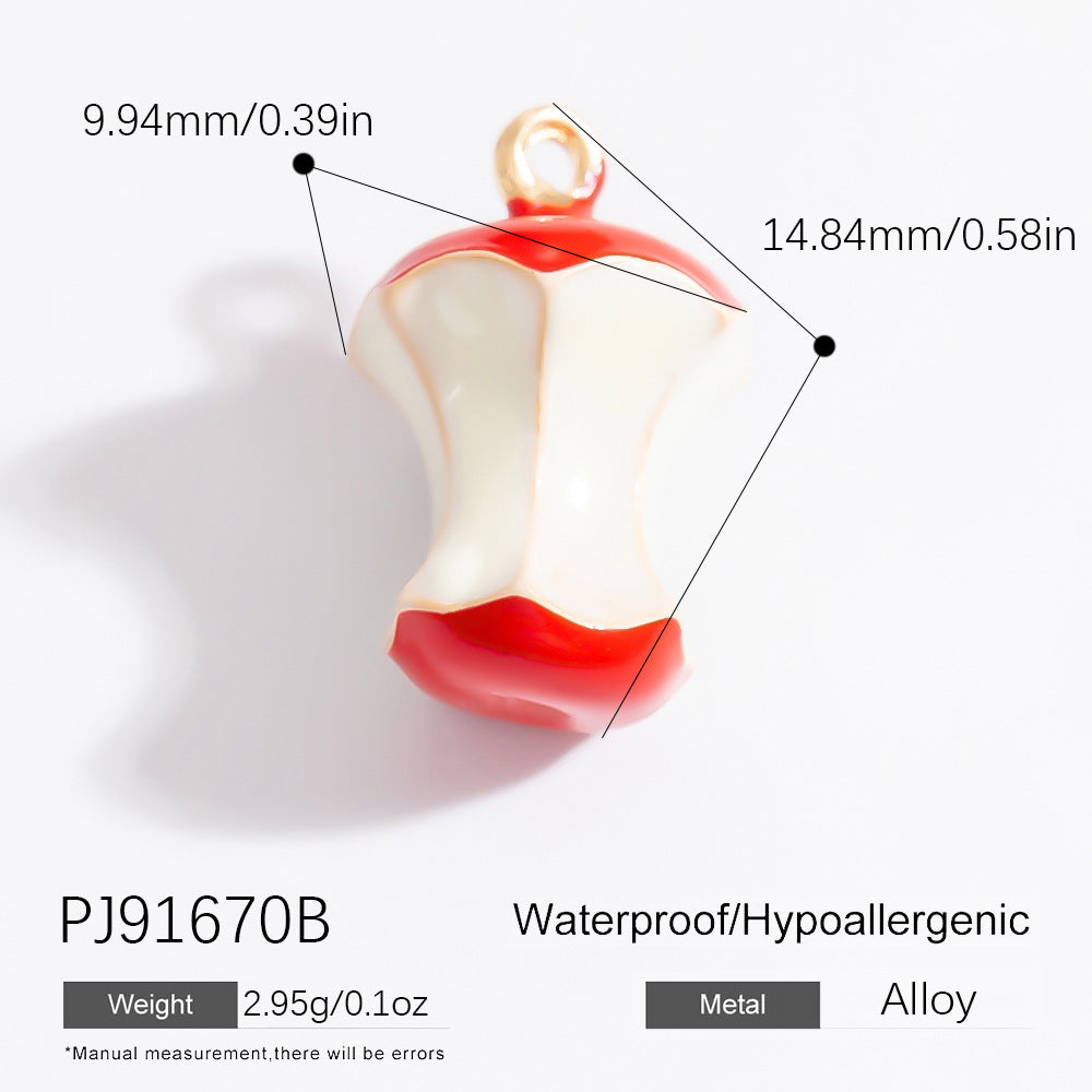 Mini Fruit Cartoon Pastoral Style Three-dimensional Jewelry Accessories
