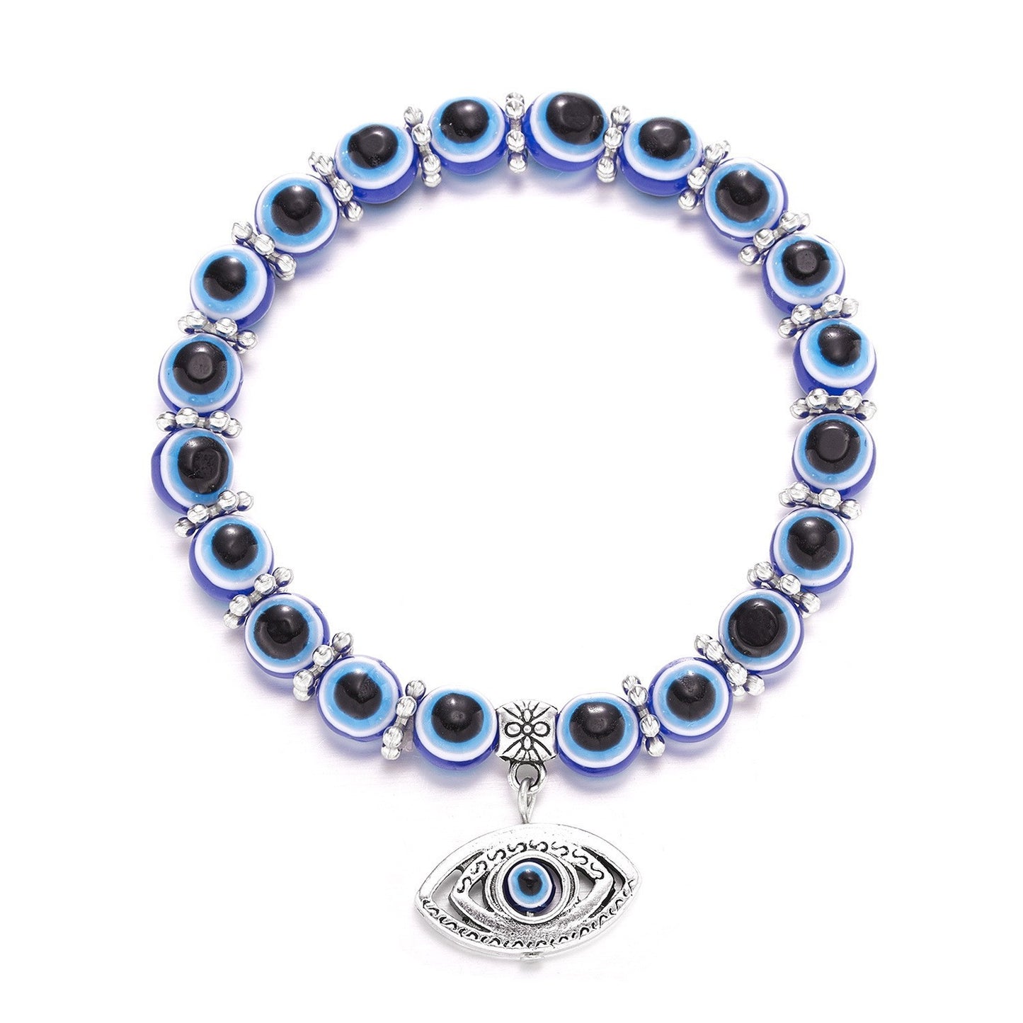 Blue Eyes Hand Of Fatima Turkish Bracelets