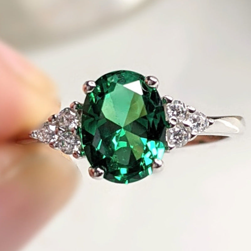 Classic Women's Sier For Marriage Engagement Rings