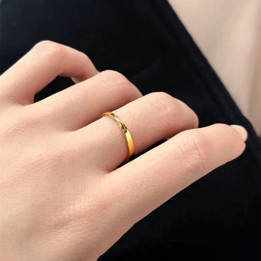 Strip Female Niche Simple Line Bends Bracelets