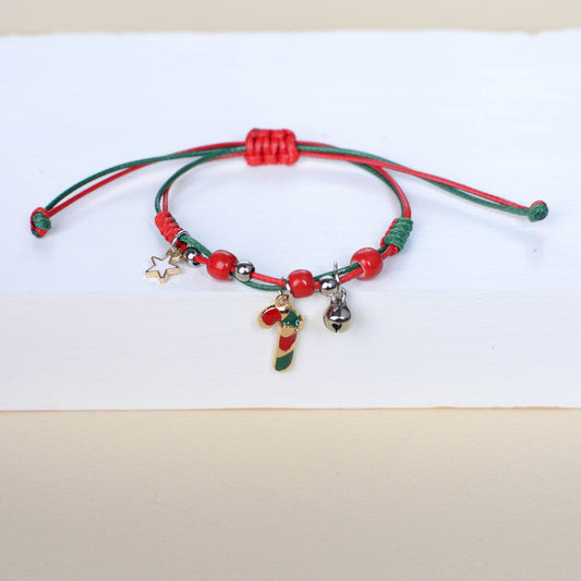 Christmas Festival Hand-woven Santa Claus Gift Bracelets