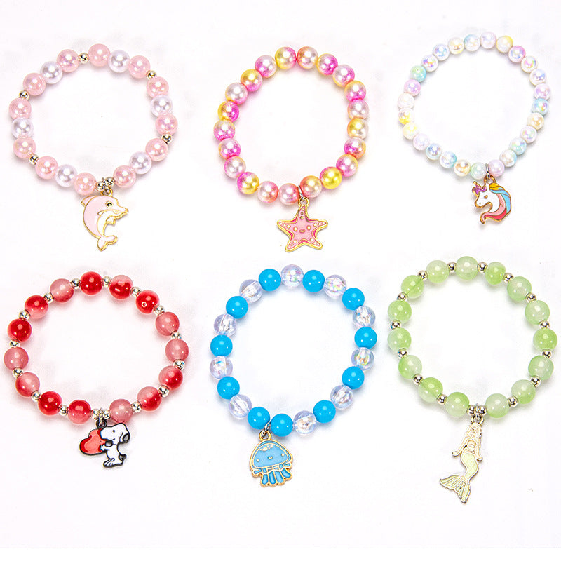 Children's Cartoon Alloy Little Handmade Dolphin Bracelet
