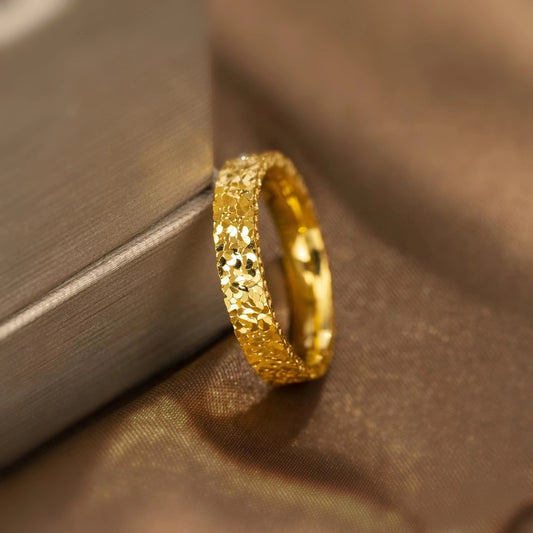 Crushed Ice Couple Fashion Years Mush Rings