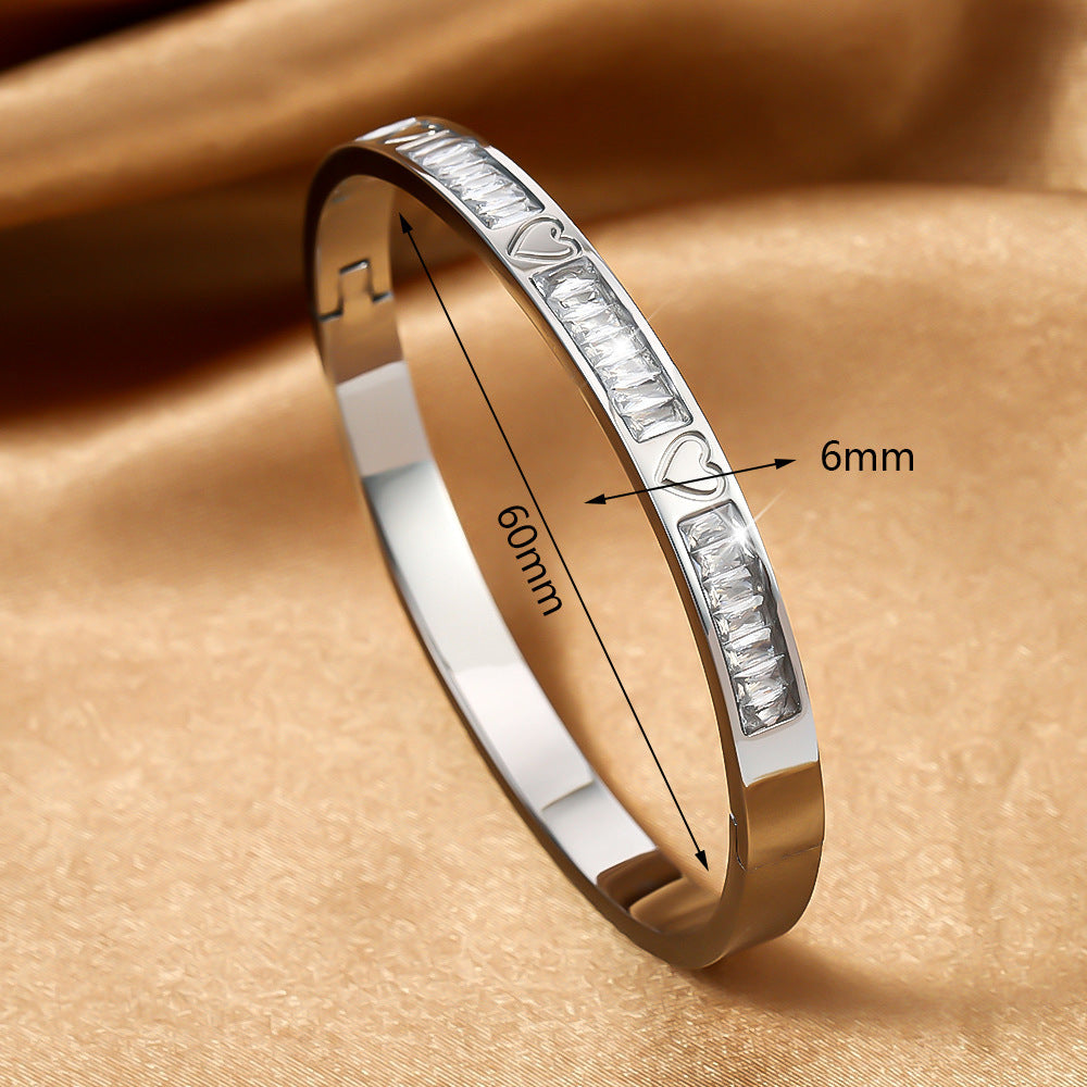 Titanium Steel Stainless Real Gold Furnace Bracelets
