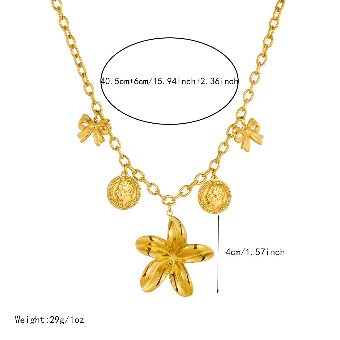 Women's Retro High-grade Personalized Dripping Gold-plated Necklace