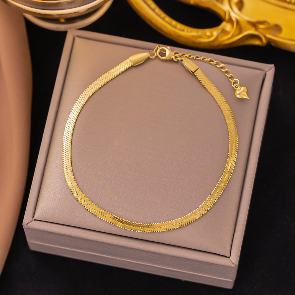 Women's Titanium Steel For Light Luxury Versatile Style Bracelets