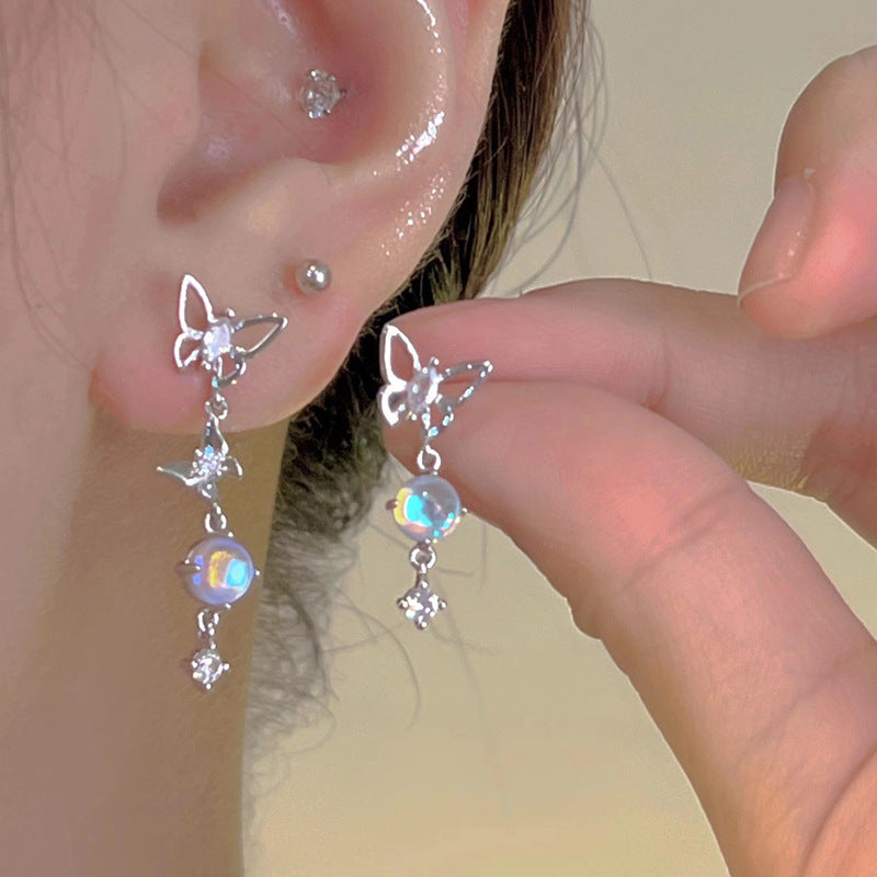 Women's Fashion Temperament Wild Without Piercing Mosquito Coil Earrings