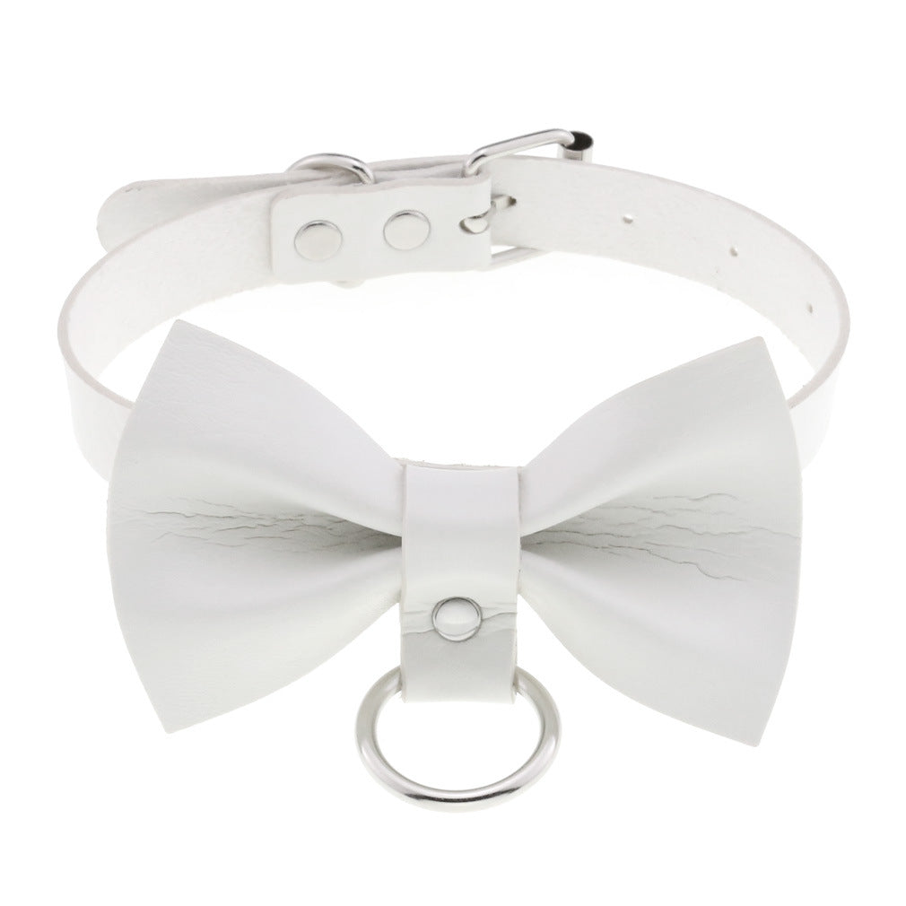 Punk Black Bowknot Neckband Graceful Fashionable Collar
