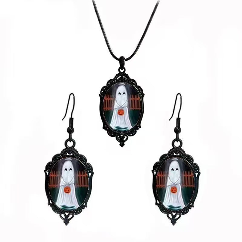 Fashion Elegant Glass Suite Romantic Gift Jewelry Set