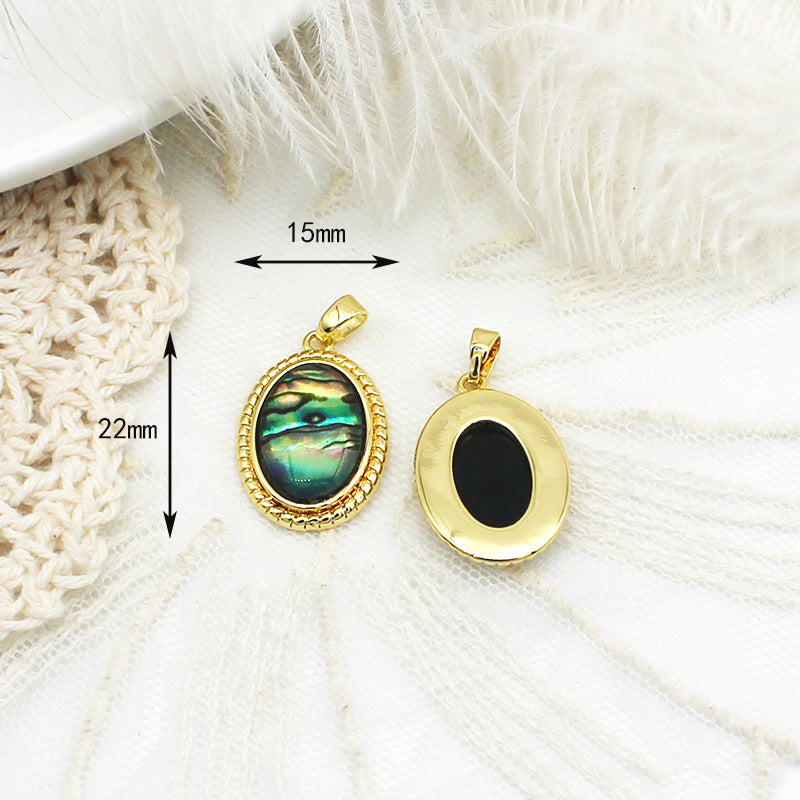 Starry Sky Universe Abalone Shell Geometric Jewelry Accessories