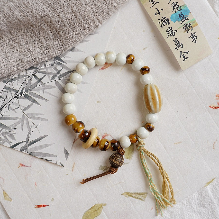 Sense Lotus Seedpod Chinese Style Jewelry Bracelets