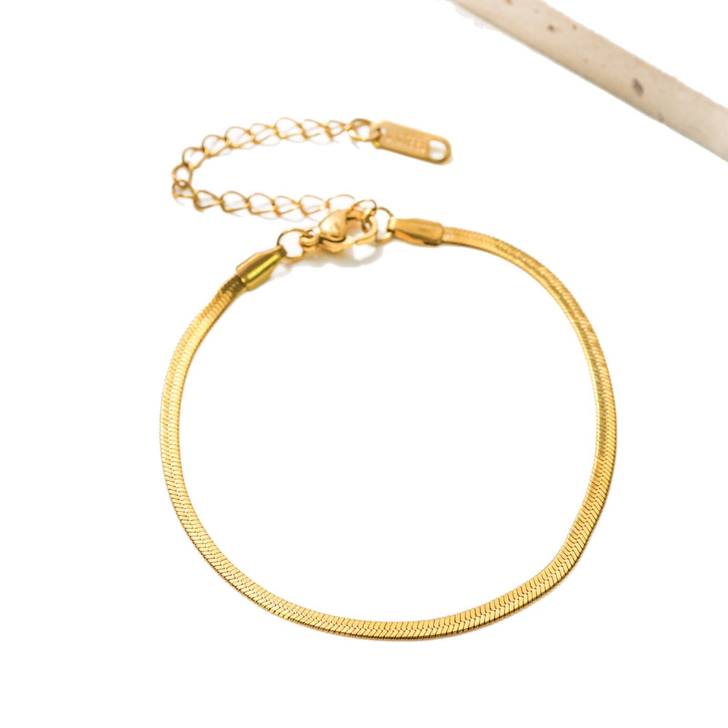 Stainless Steel Blade Chain Like Flat Bracelets