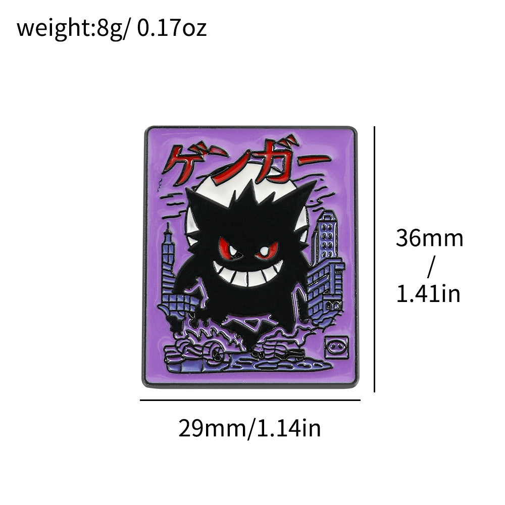 Cartoons Animation Brooch Poke Ball Badge Brooches