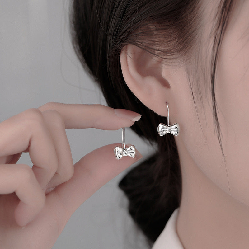 Full Bow Vintage Cute Ballet Style Temperament Ear Hook